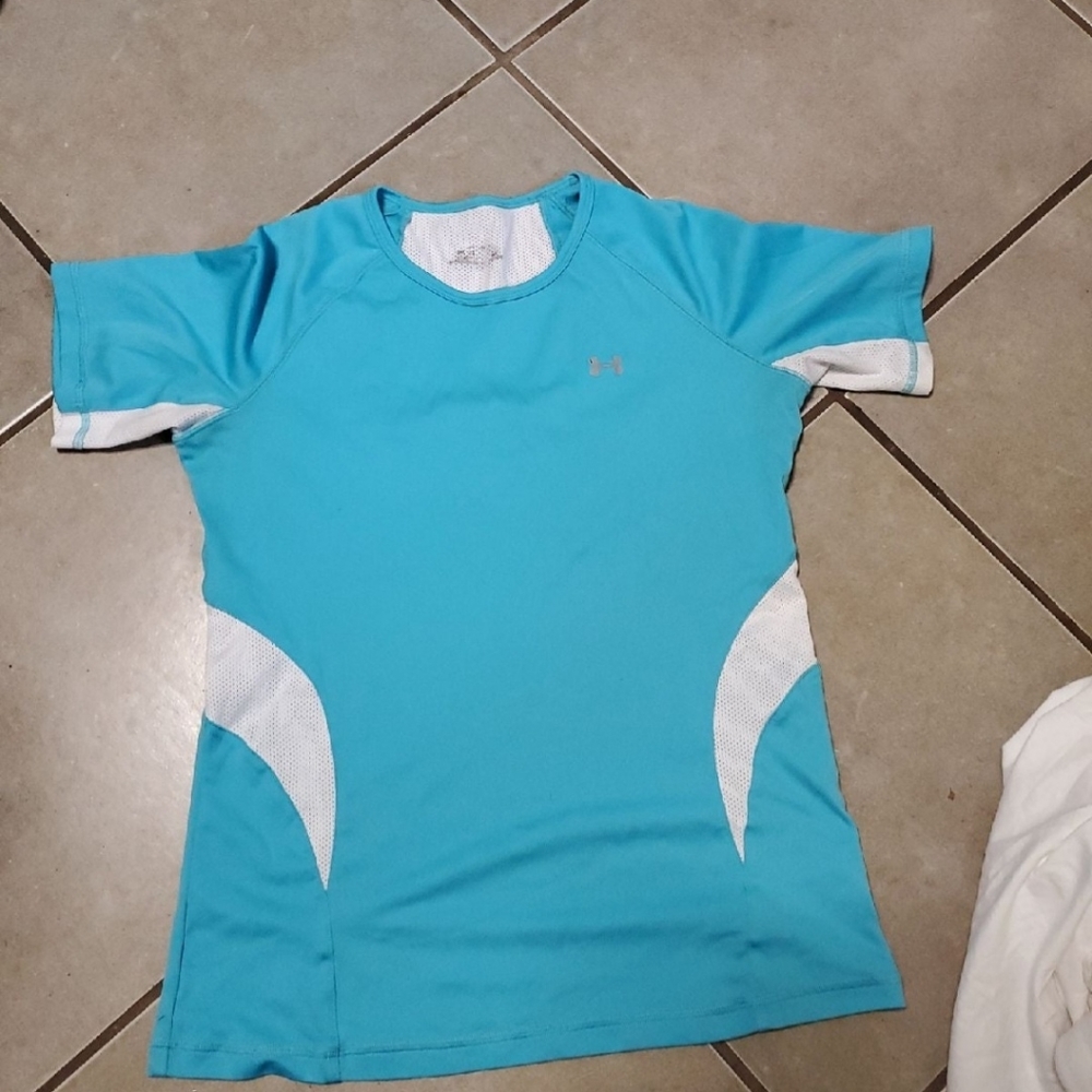 Under Armour shirt.